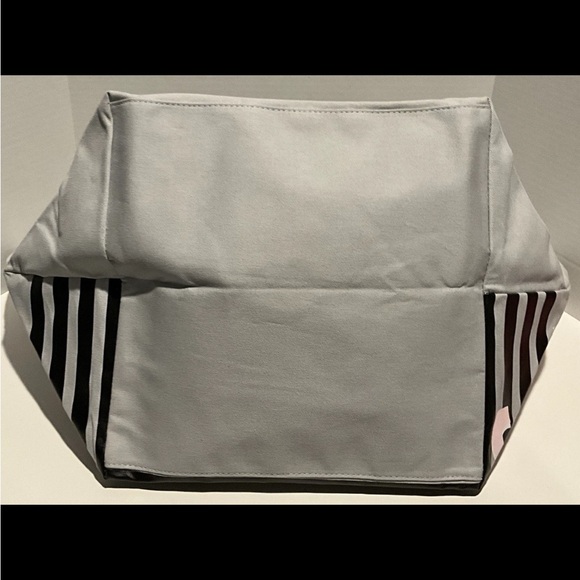 Victoria's Secret Pink and Black Striped Tote NWT - Picture 3 of 12
